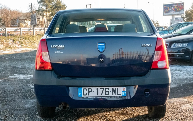 Dacia Logan cena 6900 przebieg: 206735, rok produkcji 2008 z Rybnik małe 191